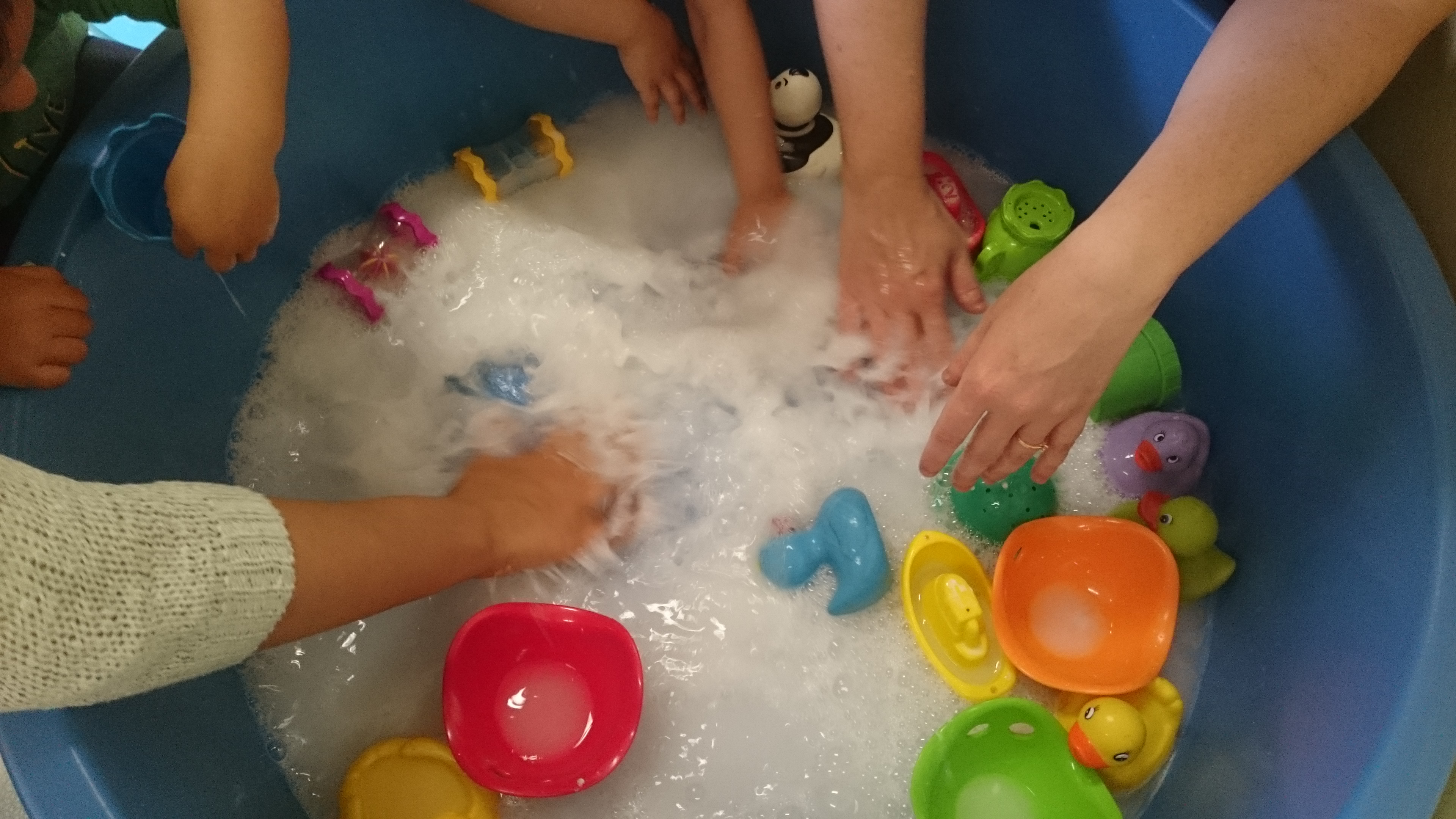 Exploring Play at SensoBaby: Bathroom Fun